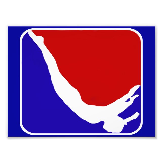 Trampoline gymnast photo print (Front)