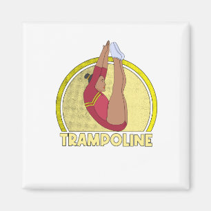 Trampoline Gymnastics Magnet