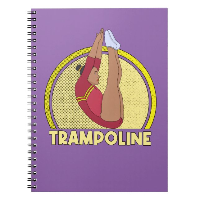 Trampoline Gymnastics Notebook (Front)