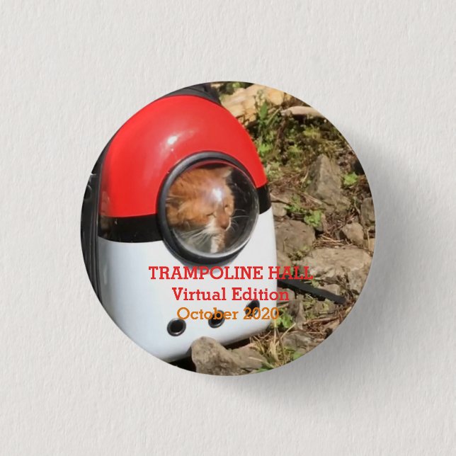 TRAMPOLINE HALL (Virtual Edition) - October 2020 3 Cm Round Badge (Front)