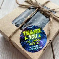 Trampoline Jumping Birthday Party Thank You Favour