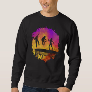 Trampoline Jumping Trampoline Gymnastics 11 Sweatshirt