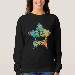 Trampoline Jumping Trampoline Gymnastics 5 Sweatshirt