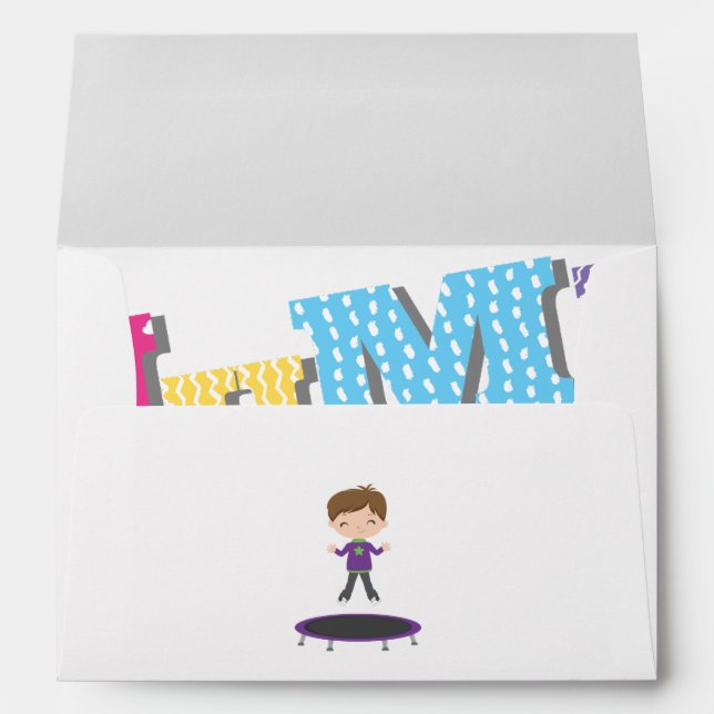 Trampoline Party Envelope (Back (Bottom))