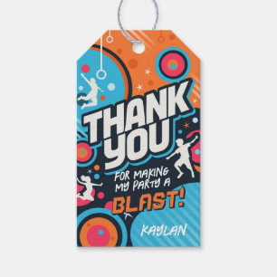 Trampoline Party Favours Thank You Tag