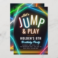 Trampoline Party Invitation | Jump Party