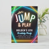 Trampoline Party Invitation | Jump Party (Standing Front)