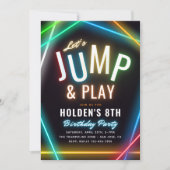 Trampoline Party Invitation | Jump Party (Front)