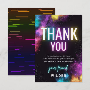 Trampoline Party Thank You Card