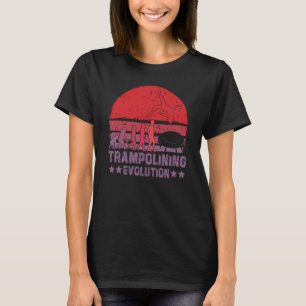 Trampolining Evolution Jumping Trampoline Gymnasti T-Shirt