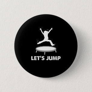 Trampolining Gymnastics Gymnasts Fitness Exercise 6 Cm Round Badge