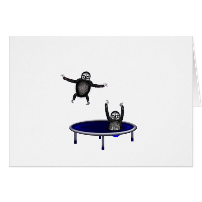 trampolining sloths (Front Horizontal)