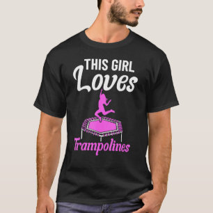Trampolinist Trampolining Exercise Trampoliner Tra T-Shirt