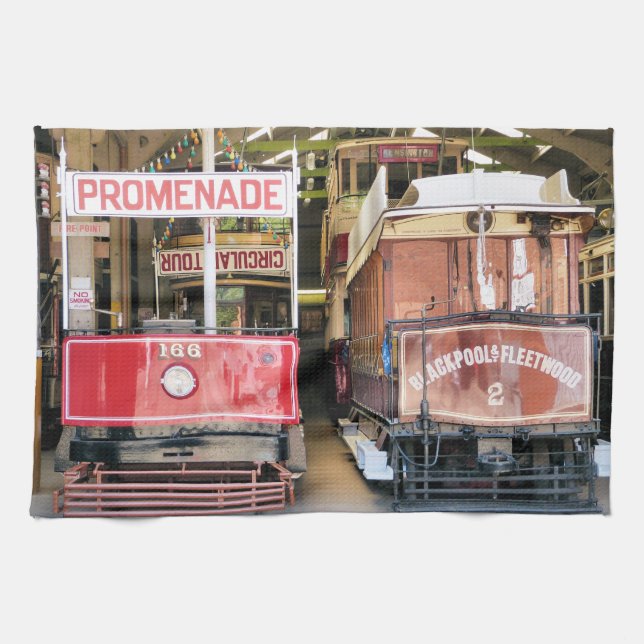 TRAMS TEA TOWEL (Horizontal)