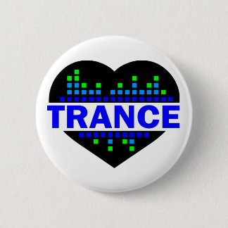 Trance Heart design 6 Cm Round Badge