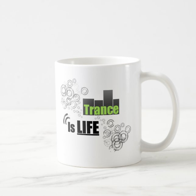 Trance Is Life Coffee Mug (Right)