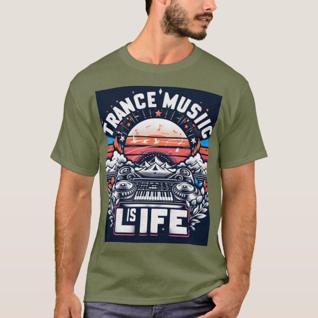 Trance Music Is Life - Festival Tshirt (Front)