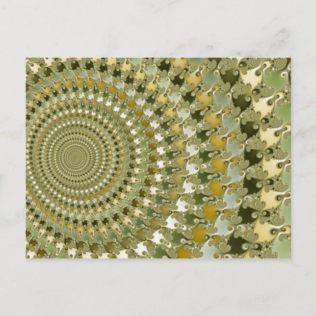 Trance Tunnel - Fractal Postcard (Front)