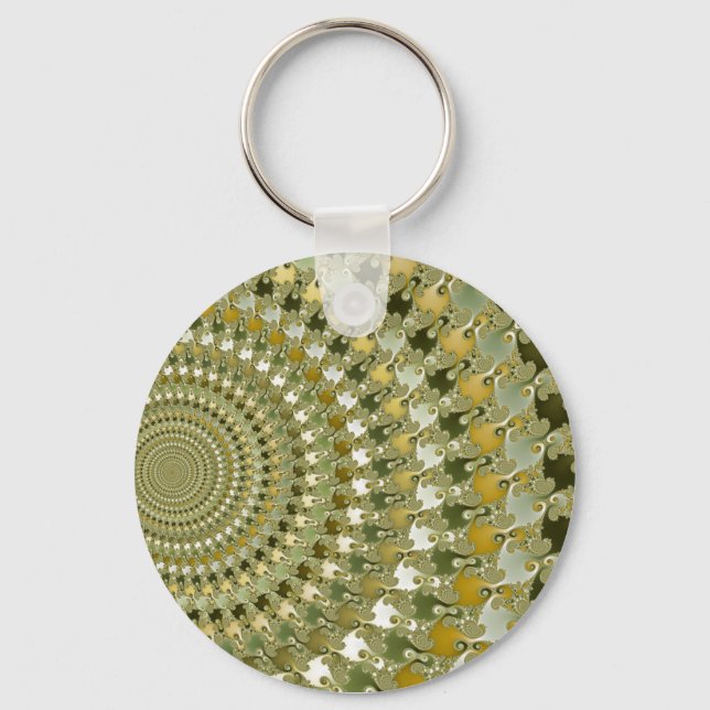 Trancetunnel - Fractal Key Ring (Front)