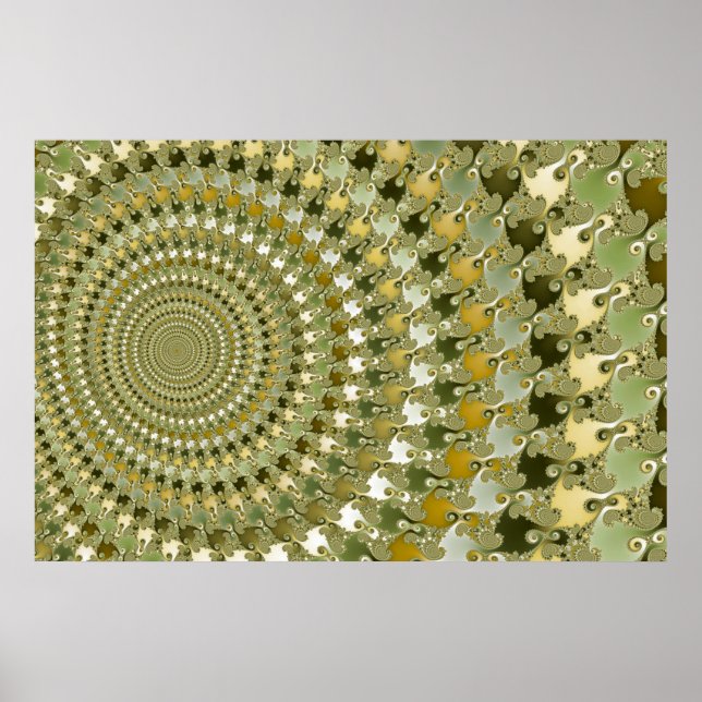 Trancetunnel - Fractal Poster (Front)