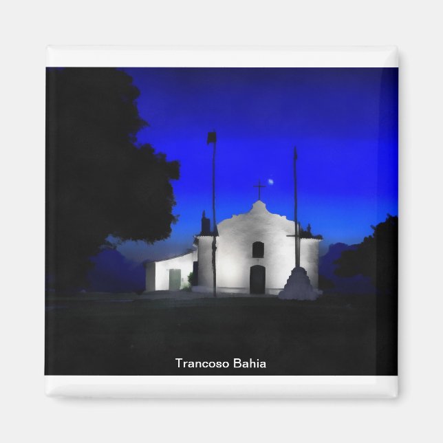 Trancoso Bahia Square Historic Center Magnet (Front)