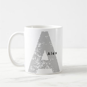 Trandy Oversized Monogrammed Initial & Name Mug