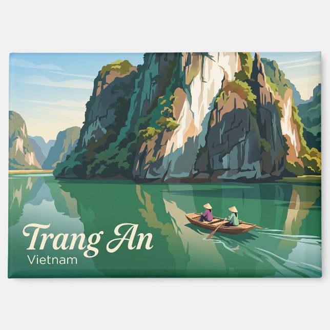 Trang An Landscape Complex Vietnam Magnet (Front)