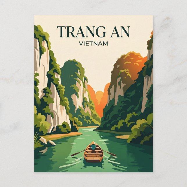 Trang An Landscape Complex Vietnam Postcard (Front)