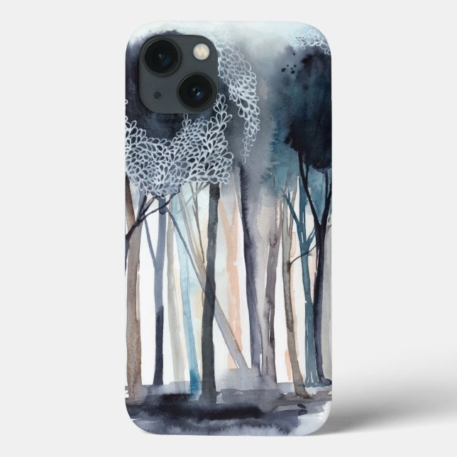 Tranquil Abstract Trees Case-Mate iPhone Case (Back)