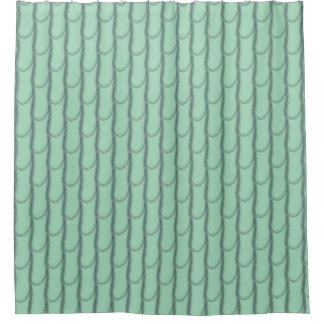 Tranquil Bamboo Stalks | Seamless Minimalist Patt Shower Curtain