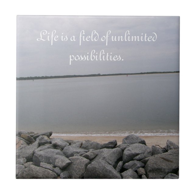 Tranquil Beach Tile (Front)