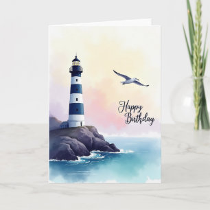 Tranquil Birthday Seascape Card