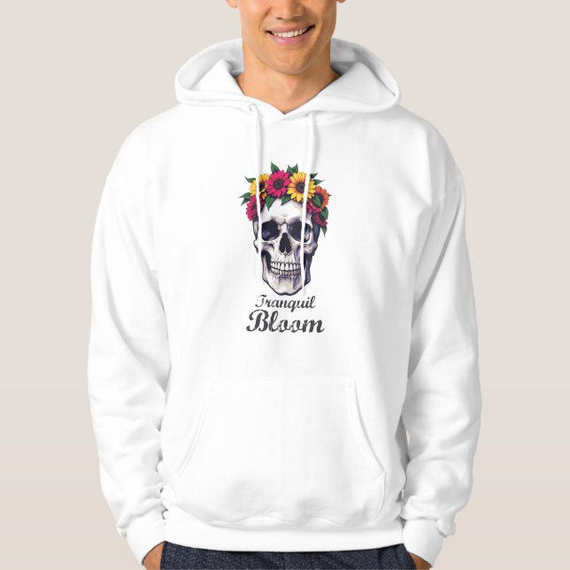 Tranquil Bloom Hoodie (Front)