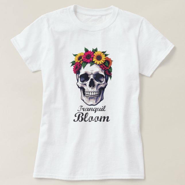 Tranquil Bloom T-Shirt (Design Front)