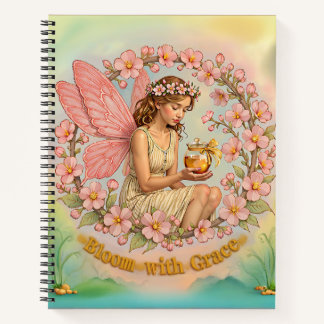 Tranquil Bloom with Grace Notebook