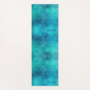 Tranquil Blue Mandala Yoga Mat