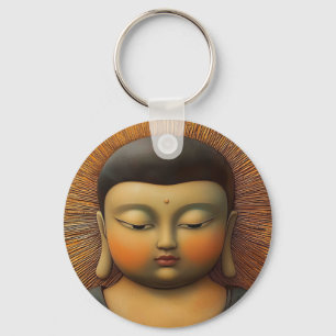 Tranquil Buddha  Key Ring