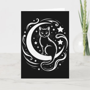 Tranquil Cat Lotus Flower Yoga Mindfulness Tee _1 Card