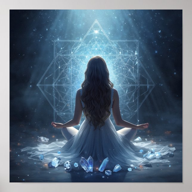Tranquil Crystal Sanctuary Poster (Front)