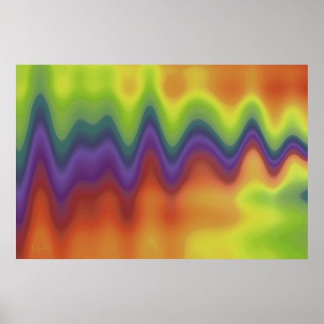 Tranquil evening poster (Front)