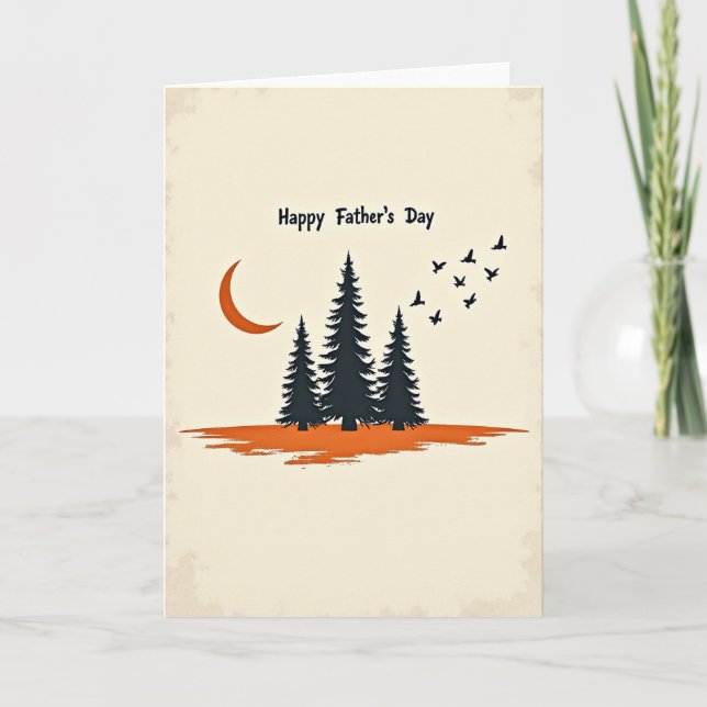 Tranquil Fathers Day Card (Front)
