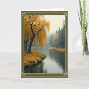 Tranquil Fathers Day Scenic Card