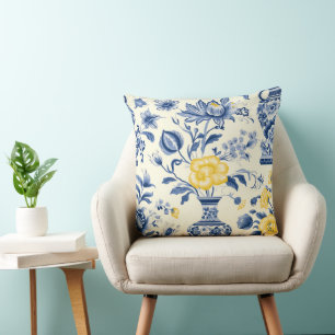 Tranquil French Blue Haven Cushion