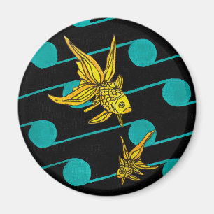 TRANQUIL GOLD FISH MAGNET