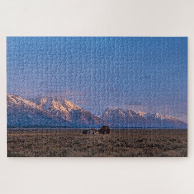 Tranquil Grand Tetons Jigsaw Puzzle (Horizontal)