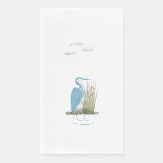 Tranquil Heron Napkin