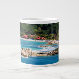 Tranquil Island Paradise Labadee Haiti Large Coffee Mug