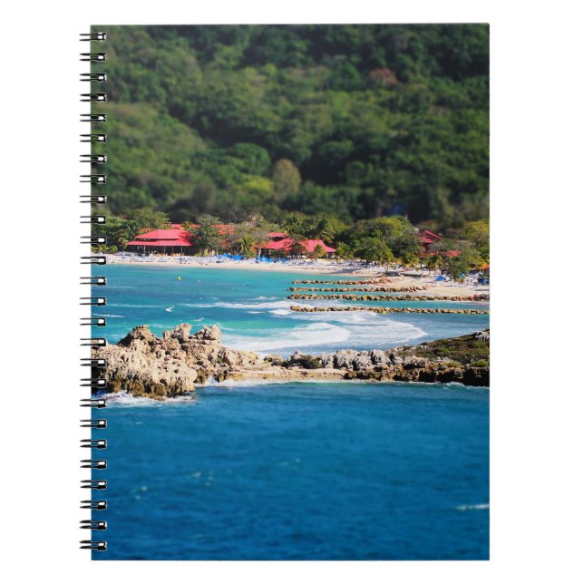 Tranquil Island Paradise Labadee Haiti Notebook (Front)