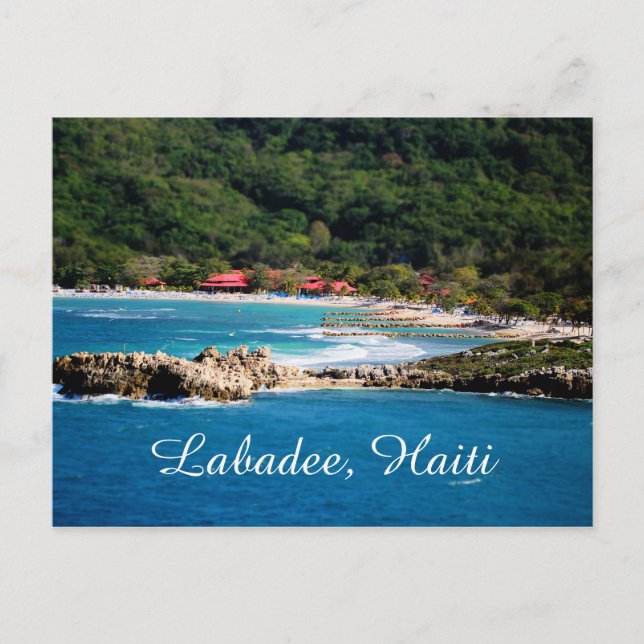 Tranquil Island Paradise Labadee Haiti Postcard (Front)