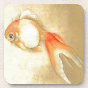 Tranquil Japanese Goldfish Coaster